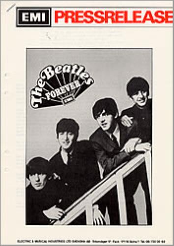 The Beatles EMI Press Release Swedish Promo media press pack